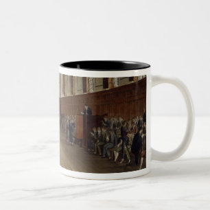 Eton Schulraum, "von der Geschichte von Eton Uni", Zweifarbige Tasse