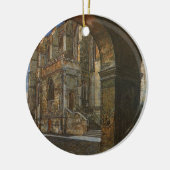Eton Uni Kapelle von Anna Alma Tadema Keramikornament (Links)