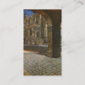 Eton Uni Kapelle von Anna Alma Tadema Visitenkarte (Rückseite)