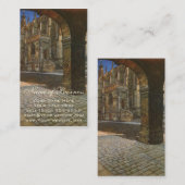 Eton Uni Kapelle von Anna Alma Tadema Visitenkarte (Vorne/Hinten)