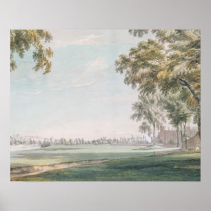 Eton Uni und Windsor von den spielenden Feldern Poster