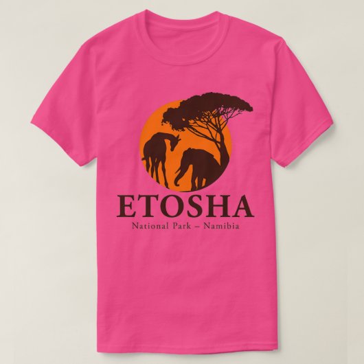 Etosha National Park Namibia T-Shirt (Design vorne)