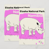 Etosha-Nationalpark, Namibia (Vorne/Hinten)