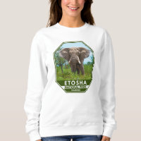 Etosha Nationalpark Namibia Elephant Watercolor