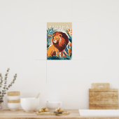 Etosha Nationalpark Namibia Vintag Poster (Küche)