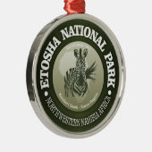 Etosha-Nationalpark Silbernes Ornament (Rechts)