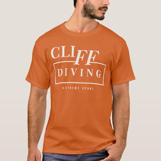 Etreme Sport Cliff Diving boy T-Shirt (Vorderseite)