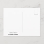 Etretat Cliffs Normandy Frankreich Postkarte (Rückseite)