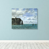 Etretat, der Hafen von Aval Leinwanddruck (Insitu (Holzboden))