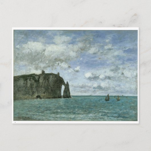 Etretat, Porte d'Aval, 1890 Postkarte (Vorderseite)