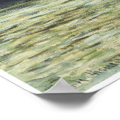 Etretat, Sunset, 1883, Claude Monet Poster (Ecke)