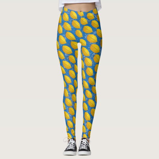 Etrogs für Sukkot Leggings (Vorderseite)