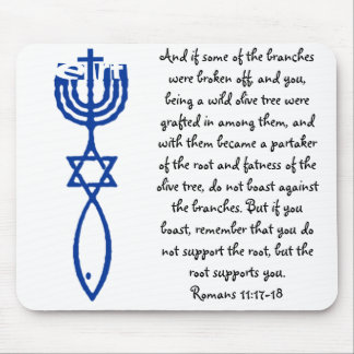 ETRT Menorah Stern Ichthys Mousepad