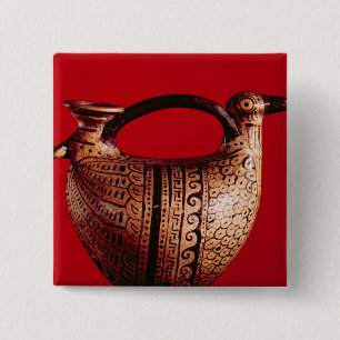 Etruscan askos in Form einer Ente Button