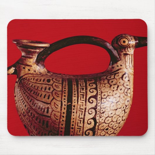 Etruscan askos in Form einer Ente Mousepad (Vorne)