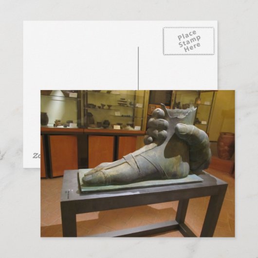 Etruscan Foot Postkarte (Vorne/Hinten)