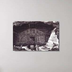 Etruscan Grab, c.1780 Leinwanddruck