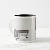 Etruscan Gräber, C. 1780 Zweifarbige Tasse (Vorderseite Links)