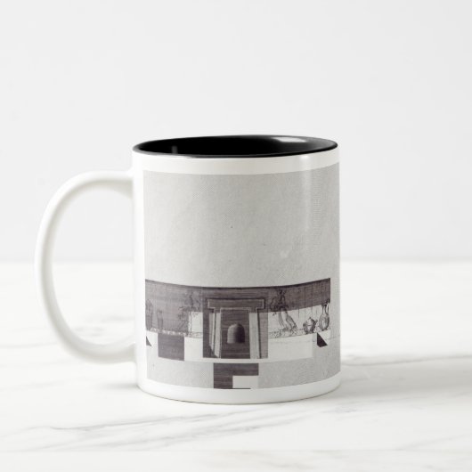 Etruscan Gräber, C. 1780 Zweifarbige Tasse (Links)