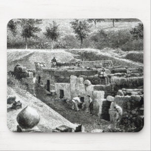 Etruscan Gräber Mousepad