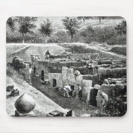 Etruscan Gräber Mousepad (Vorne)