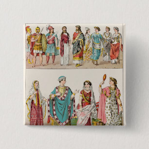 Etruscan Kleid Button