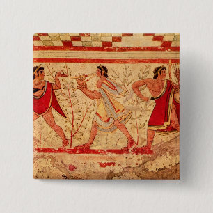 Etruscan Musiker Button