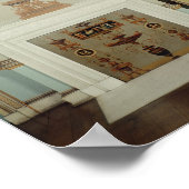 Etruscan Room, Osterley Park, Middlesex Poster (Ecke)