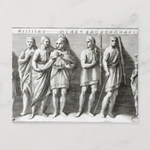 Etruscan Sarcophagus Postkarte