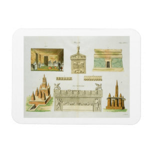 Etruscan Sarkophage und Sepulchres, Platte 7, Magnet