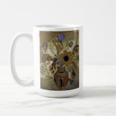 Etruscan Vase mit Blumen Kaffeetasse (Links)