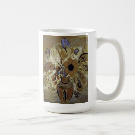 Etruscan Vase mit Blumen Kaffeetasse (Rechts)