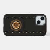 etruscischer Stil iPhone 15 Hülle (Rückseite (Horizontal))