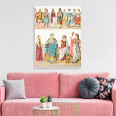 Etruskanisches Kleid Leinwanddruck (Insitu (Wohnzimmer))