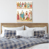 Etruskanisches Kleid Leinwanddruck (Insitu (Schlafzimmer))