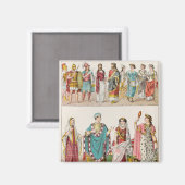 Etruskanisches Kleid Magnet (Vorderseite/Rückseite)