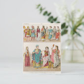 Etruskanisches Kleid Postkarte (Stehend Vorderseite)