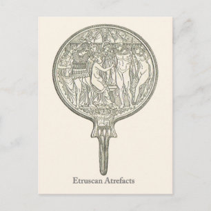 Etruskische Artifakte 4 Postkarte