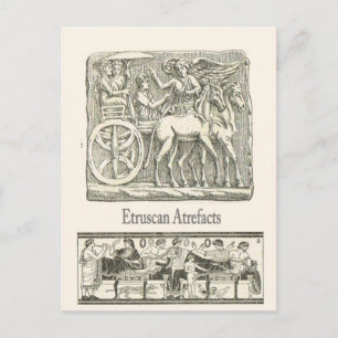 Etruskische Artifakte 5 Postkarte