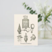 Etruskische Artifakte 6 Postkarte (Stehend Vorderseite)