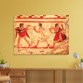 Etruskische Musiker Leinwanddruck (Insitu (Wohnzimmer))