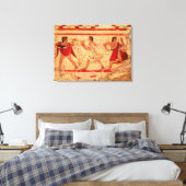 Etruskische Musiker Leinwanddruck (Insitu (Schlafzimmer))