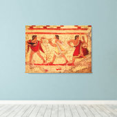 Etruskische Musiker Leinwanddruck (Insitu (Holzboden))