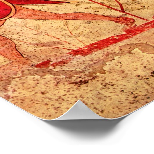 Etruskische Musiker Poster (Ecke)