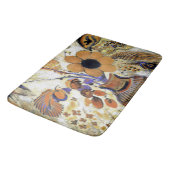 Etruskische Vase mit Blume, Redon Badematte (Schrägansicht)