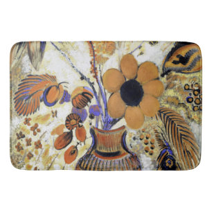 Etruskische Vase mit Blume, Redon Badematte
