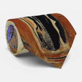 Etruskische Vase mit Blume, Redon Krawatte (Gerollt)