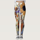 Etruskische Vase mit Blume, Redon Leggings (Vorderseite)