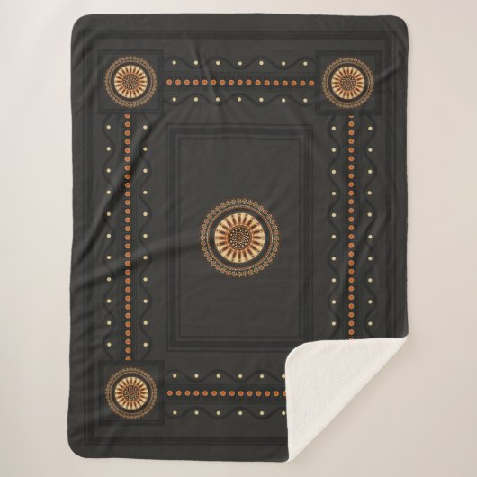 Etruskischer Bucchero-Stil Sherpadecke (Vorderseite)