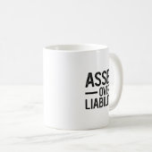 Ets Over Liabilities _ Funny Accountant _ Motivati Kaffeetasse (VorderseiteRechts)